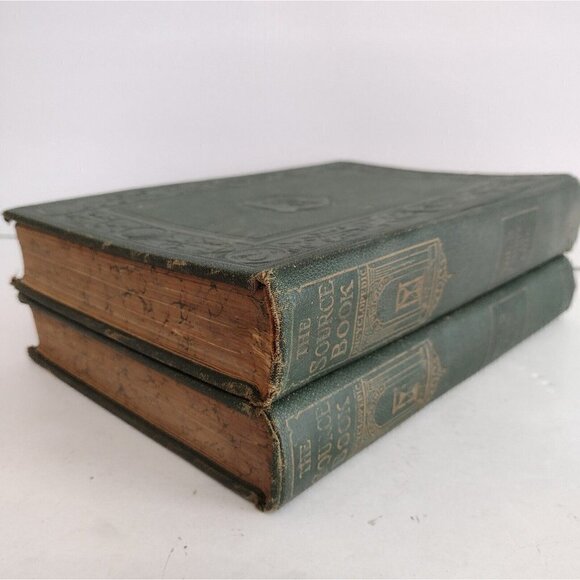 Antique The Source Book Encyclopedia 1924 Vol 2 & 3 Perpetual Encyclopedia Corp - Picture 5 of 13